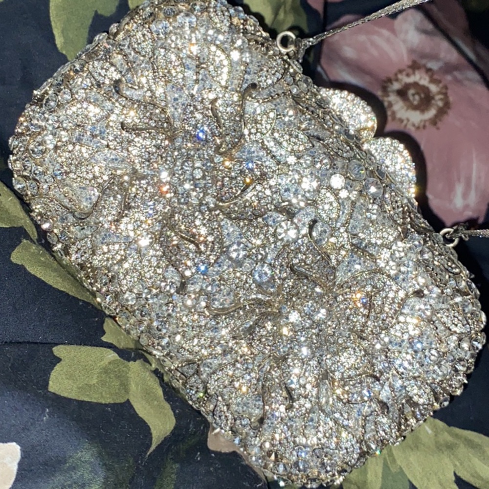 Brand new crystal wedding bag